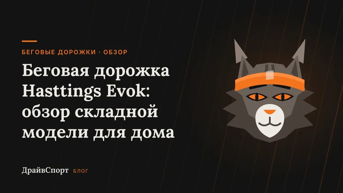 Беговая дорожка Hasttings Evok: обзор складной модели для дома