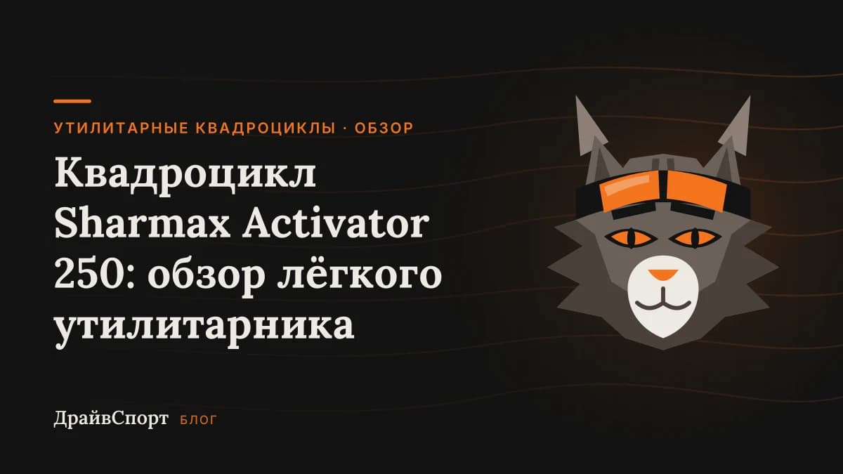Квадроцикл Sharmax Activator 250: обзор лёгкого утилитарника