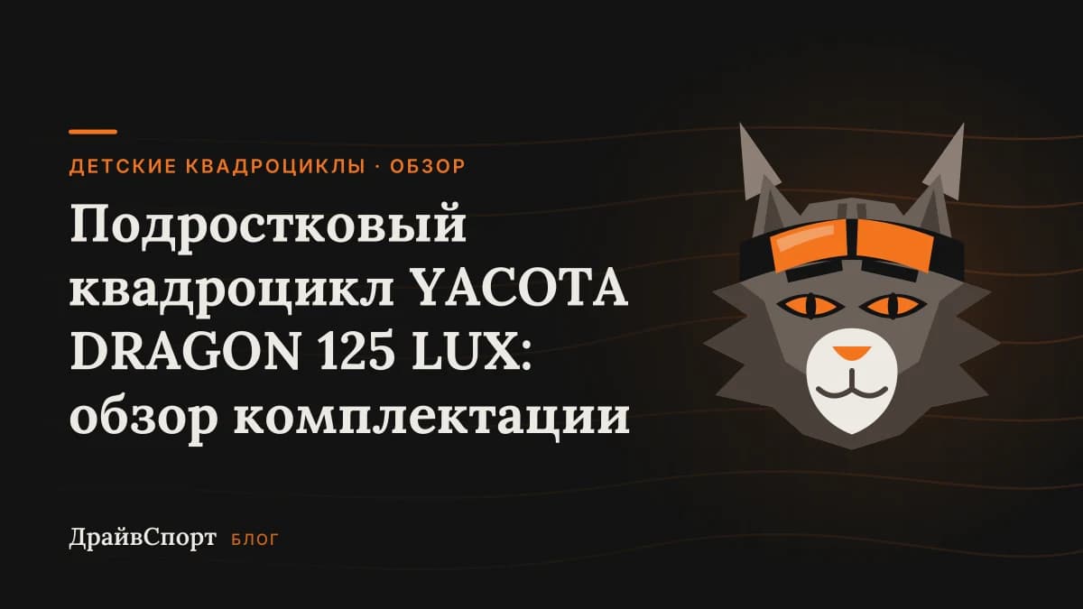 Подростковый квадроцикл YACOTA DRAGON 125 LUX: обзор комплектации