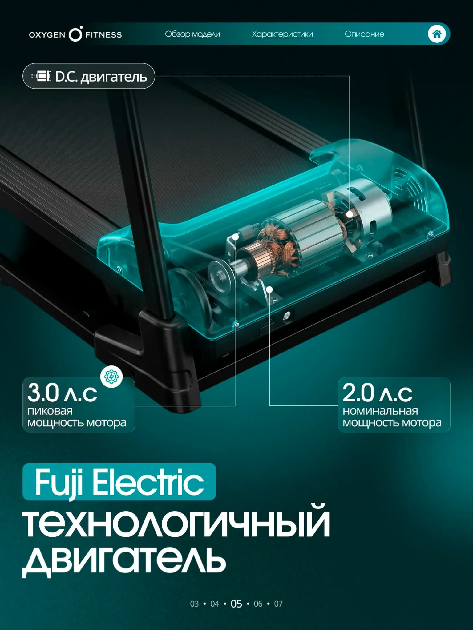 Беговая дорожка Oxygen Fitness Boron