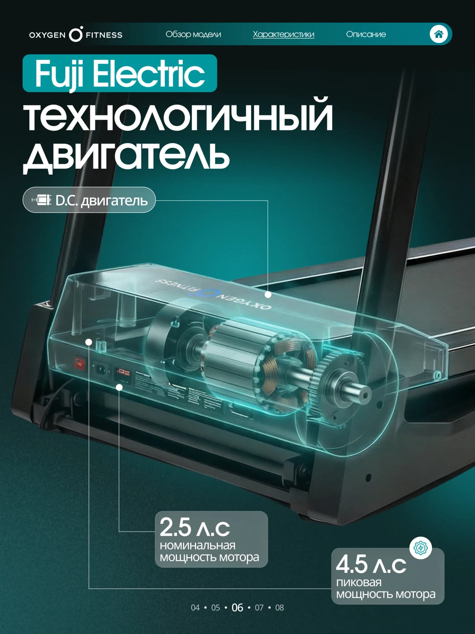 Беговая дорожка Oxygen Fitness Hustle