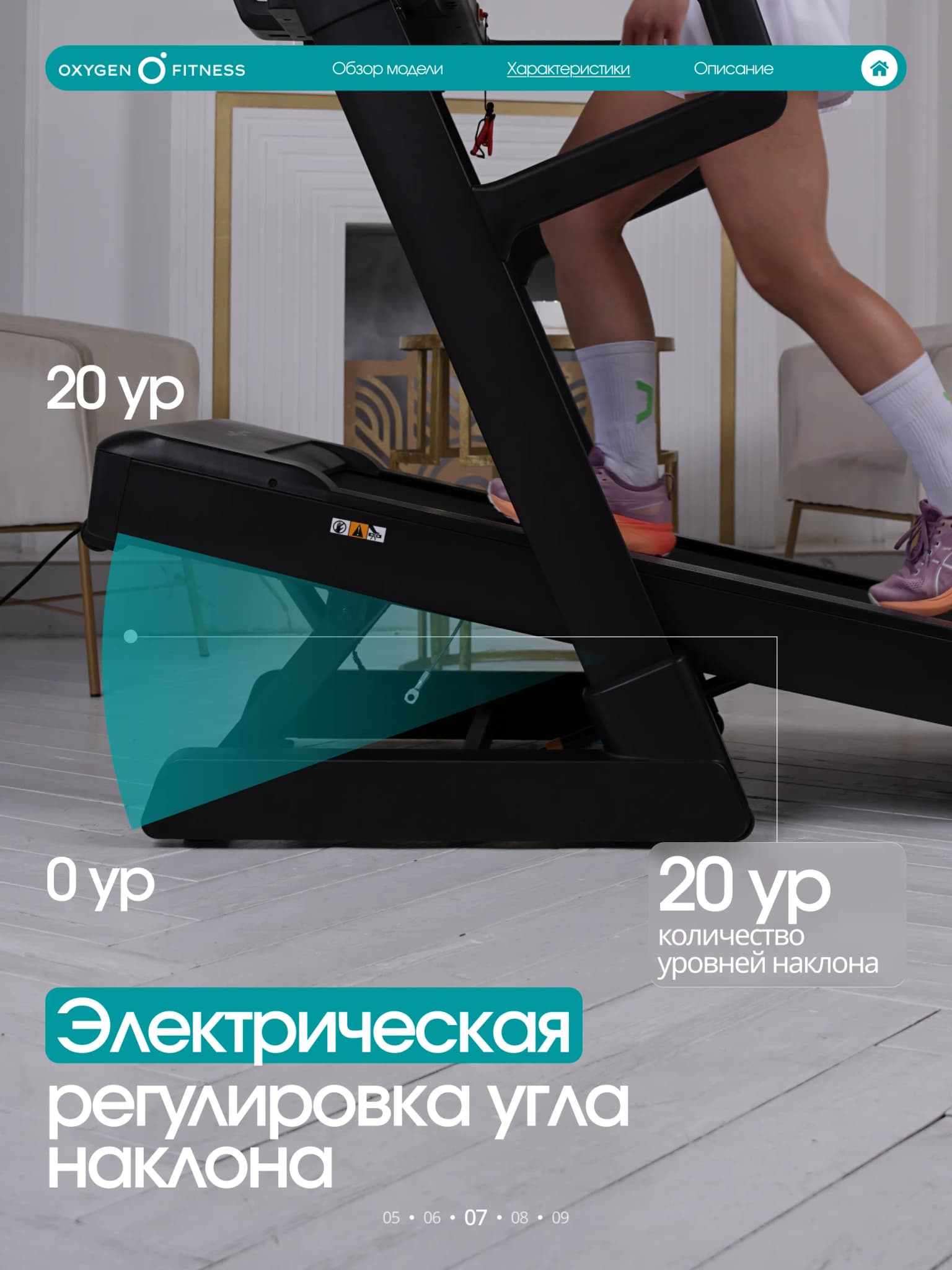 Беговая дорожка Oxygen Fitness Krypton
