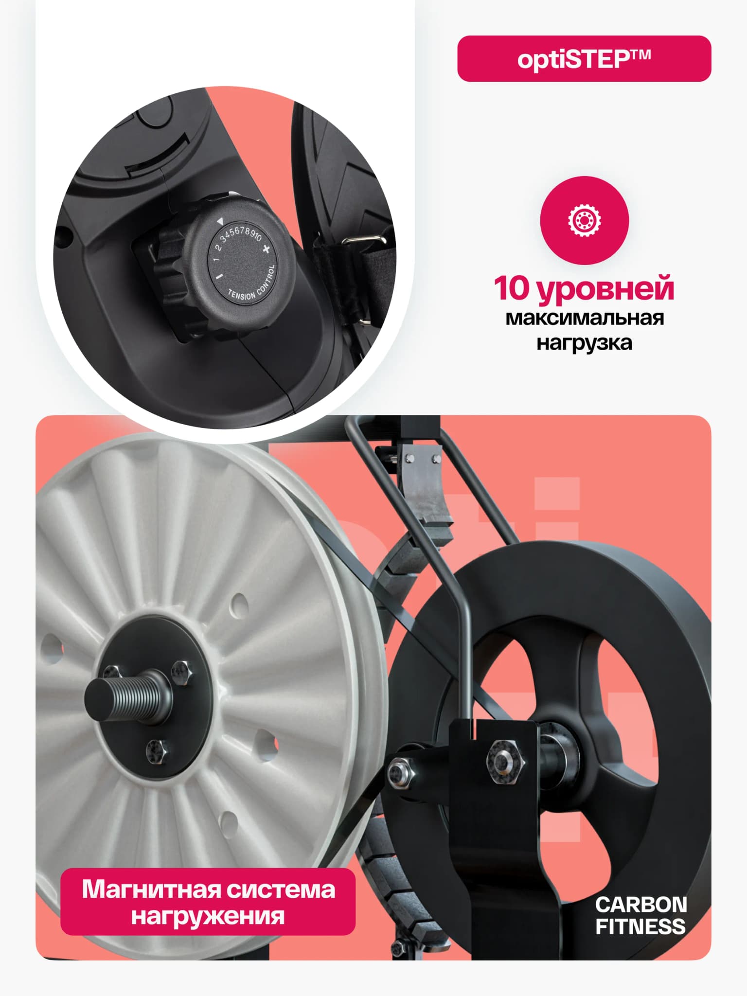 Гребной тренажёр Carbon Fitness RW20